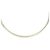 Autre Marque Colar 585YG 585WG Dourado