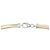 Autre Marque Colar 585YG 585WG Dourado - vista 5