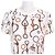 Hermès Panoply du Cuir Kleid Braun Weiß - Ansicht 4