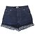 Oblique Bermuda de denim com estampa oblíqua Christian Dior Azul - vista 3