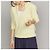 Autre Marque BEAUTY&YOUTH UNITED ARROWS Pullover aus Baumwolle und Polyester mit tiefem Bootsausschnitt Gelb - Ansicht 3