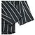 Autre Marque JOURNAL STANDARD L'ESSAGE Stripe Polyester Rayon No Collar Jacket Outerwear Blue - view 6