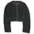Autre Marque Cárdigan de punto con cuello redondo y cierre frontal Ray BEAMS 24SS Negro