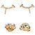Tiffany & Co Orecchini mini T Smile in oro rosa 18K Tiffany - vista 3