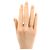 Tiffany & Co Tiffany 18K Roségold Offenes Herz Diamantring - Ansicht 7