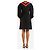 Gucci Abito midi nero a maniche lunghe con zip frontale - taglia UK 4 - vista 2