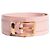 Autre Marque Breiter Ledergürtel in Rosa Pink