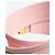 Autre Marque Breiter Ledergürtel in Rosa Pink - Ansicht 5