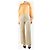 Autre Marque Pantalones rectos beige - talla UK 14 - vista 2