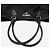 Prada Piccola borsa tote in nylon nera Nero - vista 4
