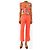 Mara Hoffman Set top e pantaloni in lino rosso - taglia UK 6 - vista 3