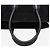 Céline Borsa tote Phantom in suede nero - vista 4