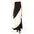 Alice + Olivia Schwarzes ärmelloses Colorblock-Maxikleid - Größe UK 10