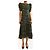 Ulla Johnson Chiffon-Midi-Kleid Marte Rainforest - Größe UK 6 Grün - Ansicht 3