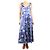 Autre Marque Blaues Ekberg-Maxikleid - Größe M