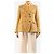 Autre Marque Tan double-breasted linen jacket - size UK 12 Beige - view 3