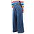 Weekend Max Mara Jeans blu a gamba larga - taglia UK 14 - vista 3