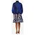 Autre Marque Conjunto de top y falda de popelín de algodón azul - tamaño XS - vista 2