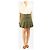 Valentino Falda mini plisada verde caqui - talla UK 10 - vista 2