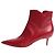 Gianvito Rossi Botines burdeos - talla UK 8 Roja