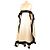 Autre Marque Maxikleid aus neutralem Satin-Seide - Größe M