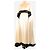 Autre Marque Maxikleid aus neutralem Satin-Seide - Größe M - Ansicht 4