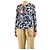 Proenza Schouler Top de algodón floral azul - talla M