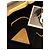 Wallet On Chain Portafoglio Chanel con catena in pelle nera dorata embossata Nero D'oro - vista 5