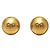 Orecchini vintage a clip Coco Mark di Chanel D'oro