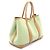 Borsa Tote TPM Garden Party di Hermès Marrone Verde - vista 2