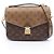 Borsa Pochette Metis MM Louis Vuitton Marrone Nero Monogramma