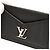 Tarjetero Lockme de piel de ternera negra Louis Vuitton Negro - vista 7