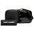 Borsa a tracolla in nylon nero e vernice Saint Laurent - vista 8