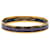 Hermès Purple Narrow Horse Horseshoe Cloisonne Enamel Bangle 62  - view 1