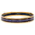 Hermès Purple Narrow Horse Horseshoe Cloisonne Enamel Bangle 62  - view 3
