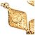 Collana a catena con logo placcato oro Chanel D'oro - vista 2