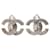 Orecchini a clip Chanel Coco Mark Logo Argento  - vista 2