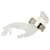 Hermès Hermes Silver Gray Leather and Metal Bangle Metallic  - view 7