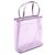 Borsa tote Prada RETE PAILLETTES Porpora - vista 2