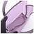 Borsa tote Prada RETE PAILLETTES Porpora - vista 3