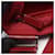 Bolsa de ombro com logo triangular Prada Vermelho - vista 6