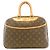 Borsa a mano Bowling Vanity Monogram Louis Vuitton M47270 Marrone Monogramma