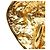 Chanel Coco Mark goldplattierter Kettengürtel Golden - Ansicht 4