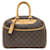 Borsa Vanity Bowling Monogram Louis Vuitton Marrone