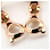 Van Cleef & Arpels Vintage Alhambra Stud Earrings Brown Black Golden  - view 6