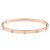 Bracciale charm Cartier in oro rosa 18K con diamanti D'oro