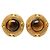Orecchini a clip placcati in oro Chanel Coco Mark D'oro - vista 2