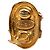 Timeless Vintage Oval Ohrringe Chanel Coco Mark Golden - Ansicht 3