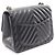 Borsa a spalla mini Chanel Chevron V-Stitch Nero - vista 2