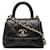 Borsa micro Coco Handle Matelassé di Chanel Nero